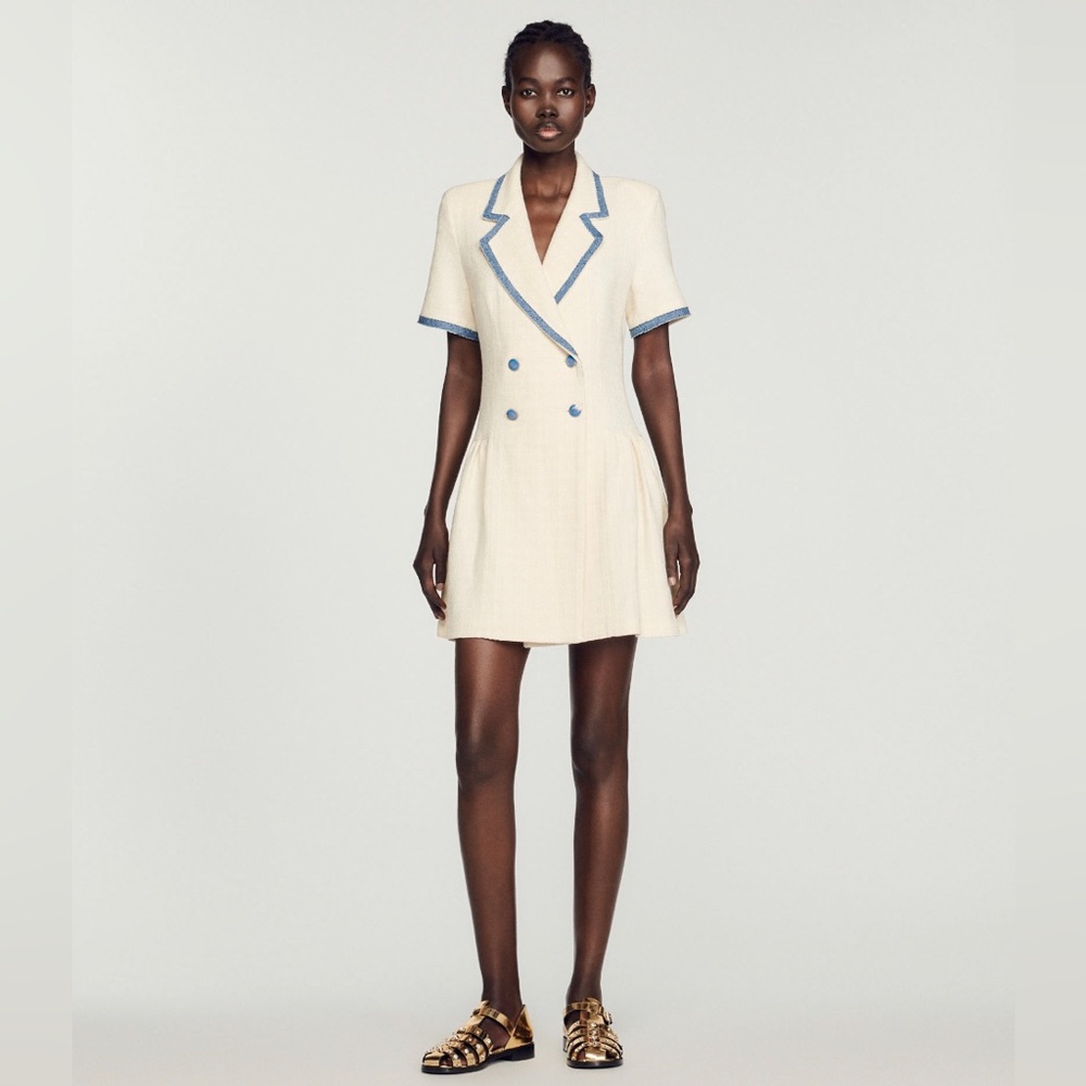 Sandro Seville short tweed dress